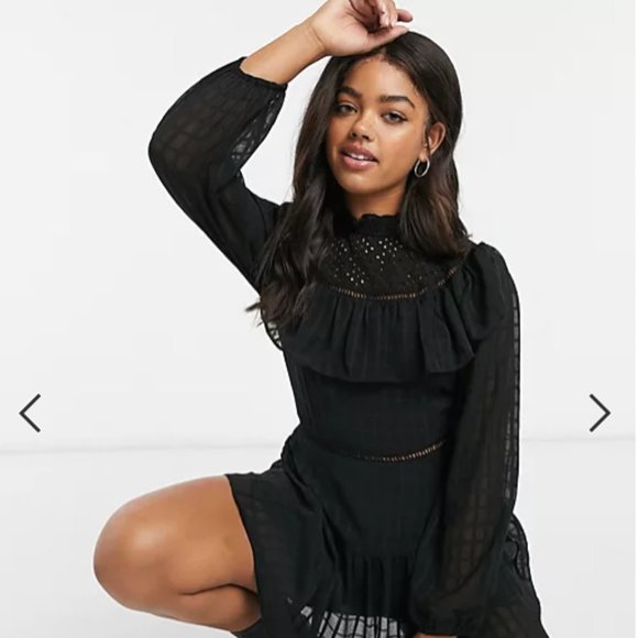 NWOT | ASOS | mini smock dress - Picture 2 of 4